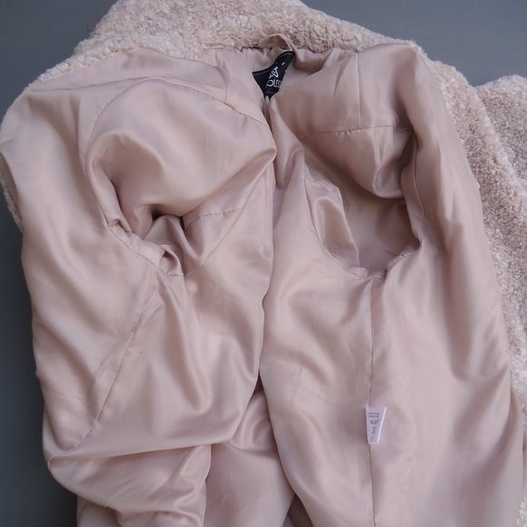 SIZE S. NWOT. Relish Noless Teddy Faux Shearling Fur Coat. - Picture 7 of 16